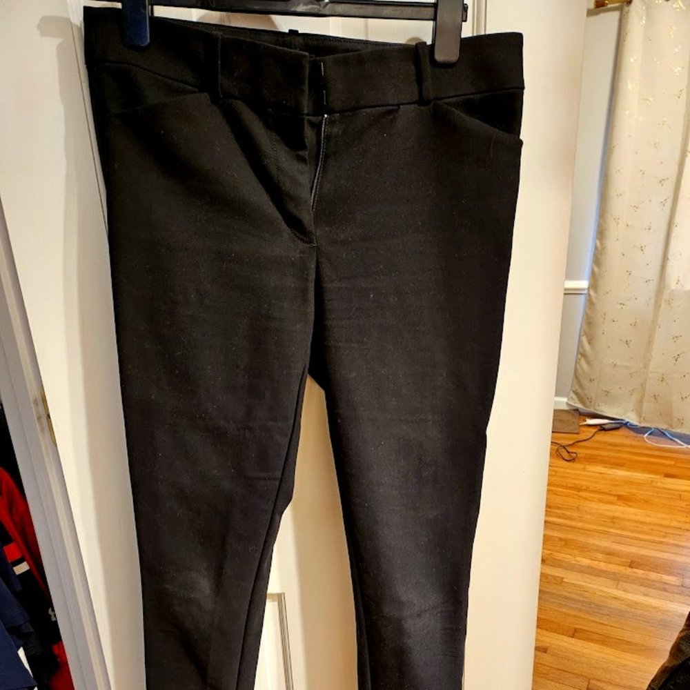 Loft Skinny Pants, Size 4 Black Marisa Fit